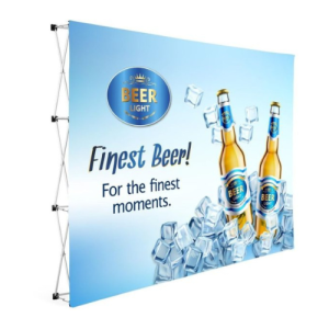 Branded Straight Banner Wall