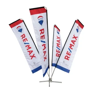 Branded Flag Fountain | 4 Flags