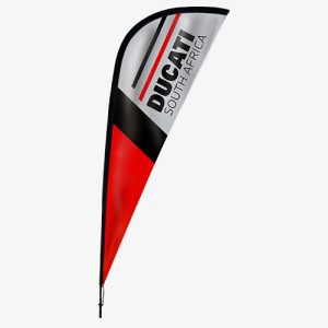 Branded Sharkfin Banners